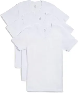 2(X)IST Mens Essential Cotton V-Neck T-Shirt 3-Pack