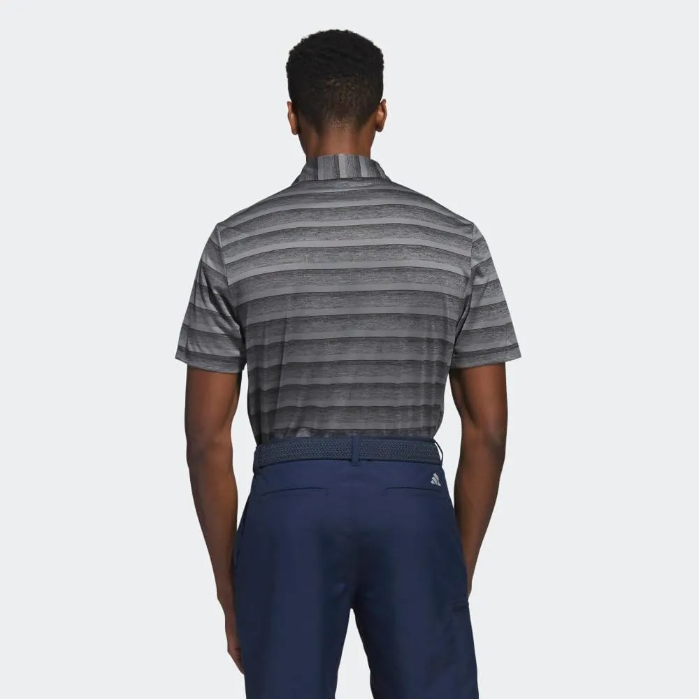 adidas Men's Two-Color Stripe Polo Shirt