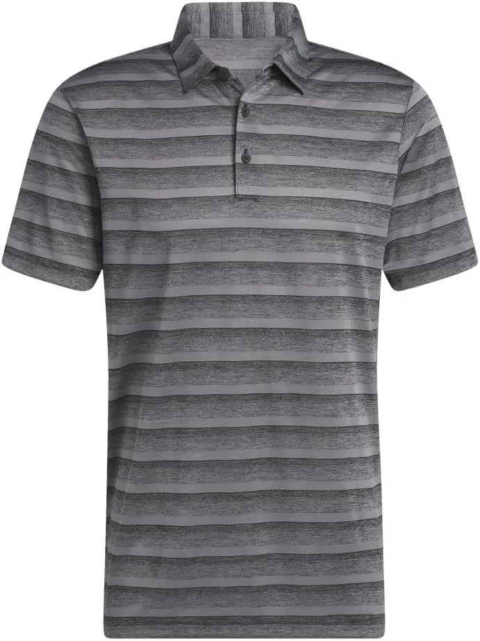 adidas Men's Two-Color Stripe Polo Shirt
