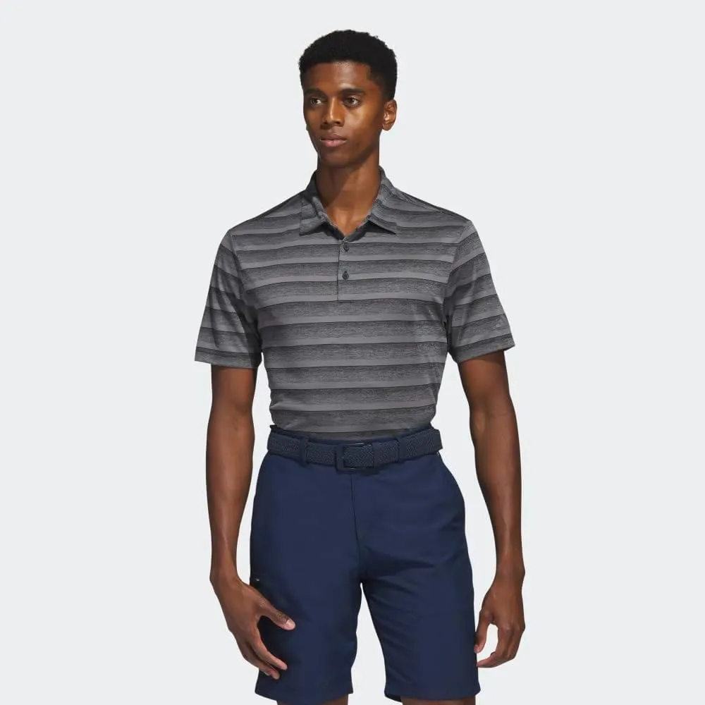 adidas Men's Two-Color Stripe Polo Shirt