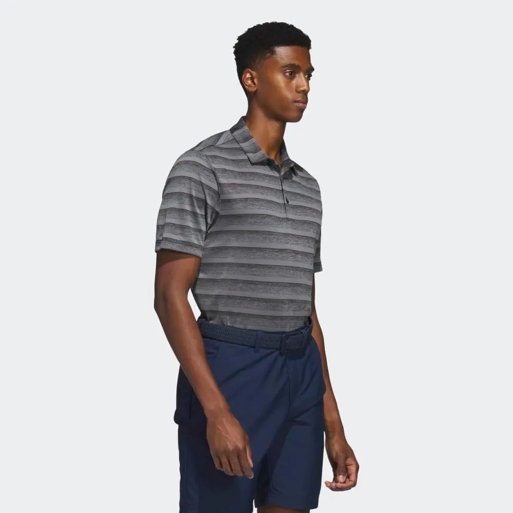adidas Men's Two-Color Stripe Polo Shirt