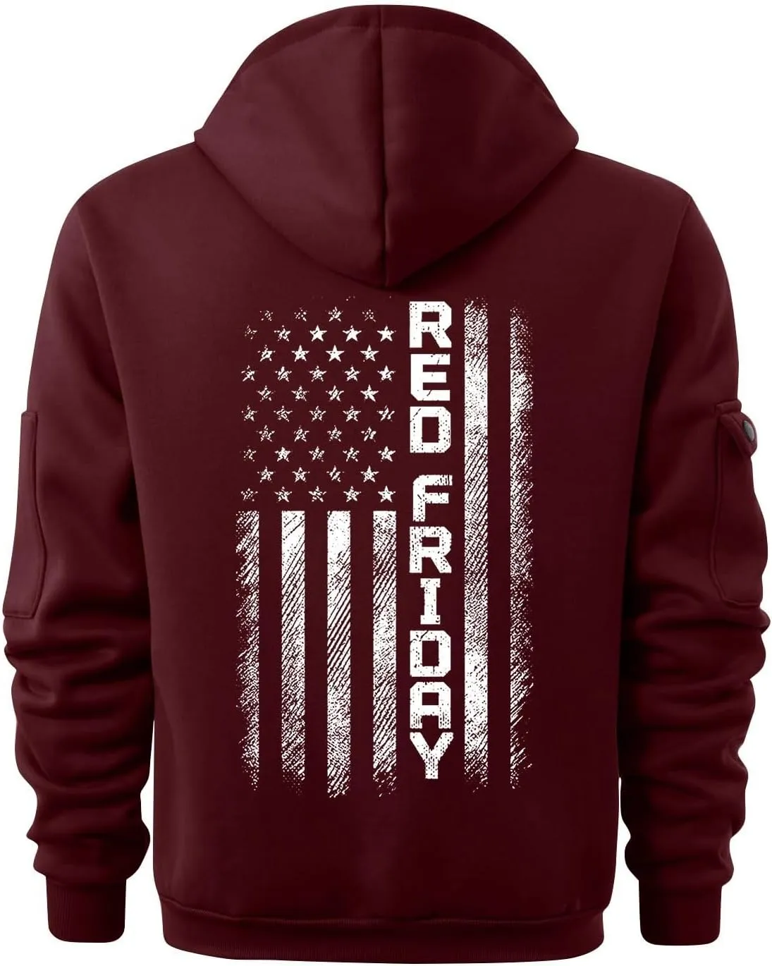 American Flag Hoodie Men 1/4 Zip Fashion Military Slim Fit Drawstring Sweatshirt Gym Basic Sweatshirt with Pockets