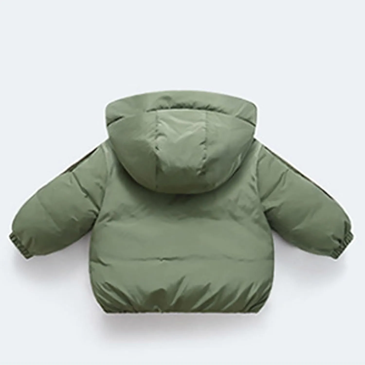 Baby Boys Girls Winter Coats Kids Toddler Baby Girls Boys Winter Warm Thick Solid Cotton Long Sleeve Padded