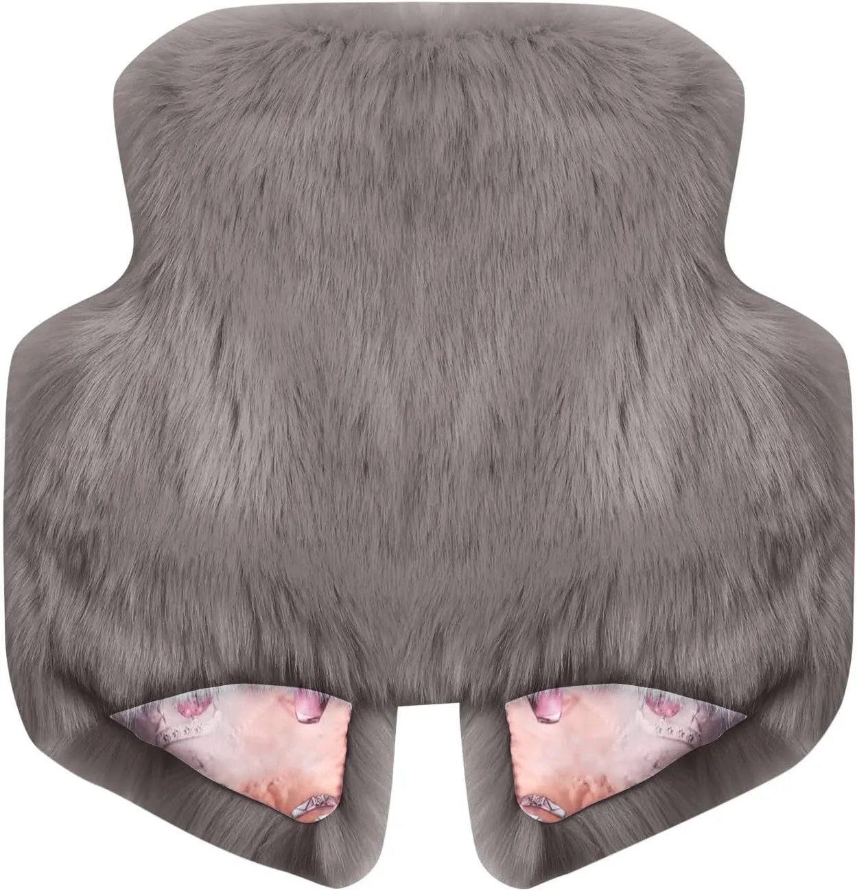 Baby Girl Winter Faux Fur Vest Coat Fuzzy Cute Warm Sleeveless Jacket Cloak Overcoat Thick Outerwear 1-8 Years
