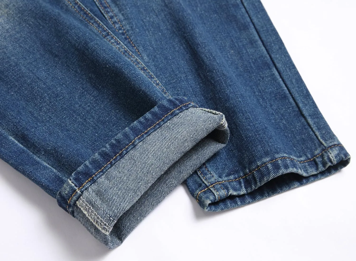 Boy's Stacked Jeans Skinny Fit Ripped Destroyed Distressed Fashion Comfy Denim Jeans Pants
