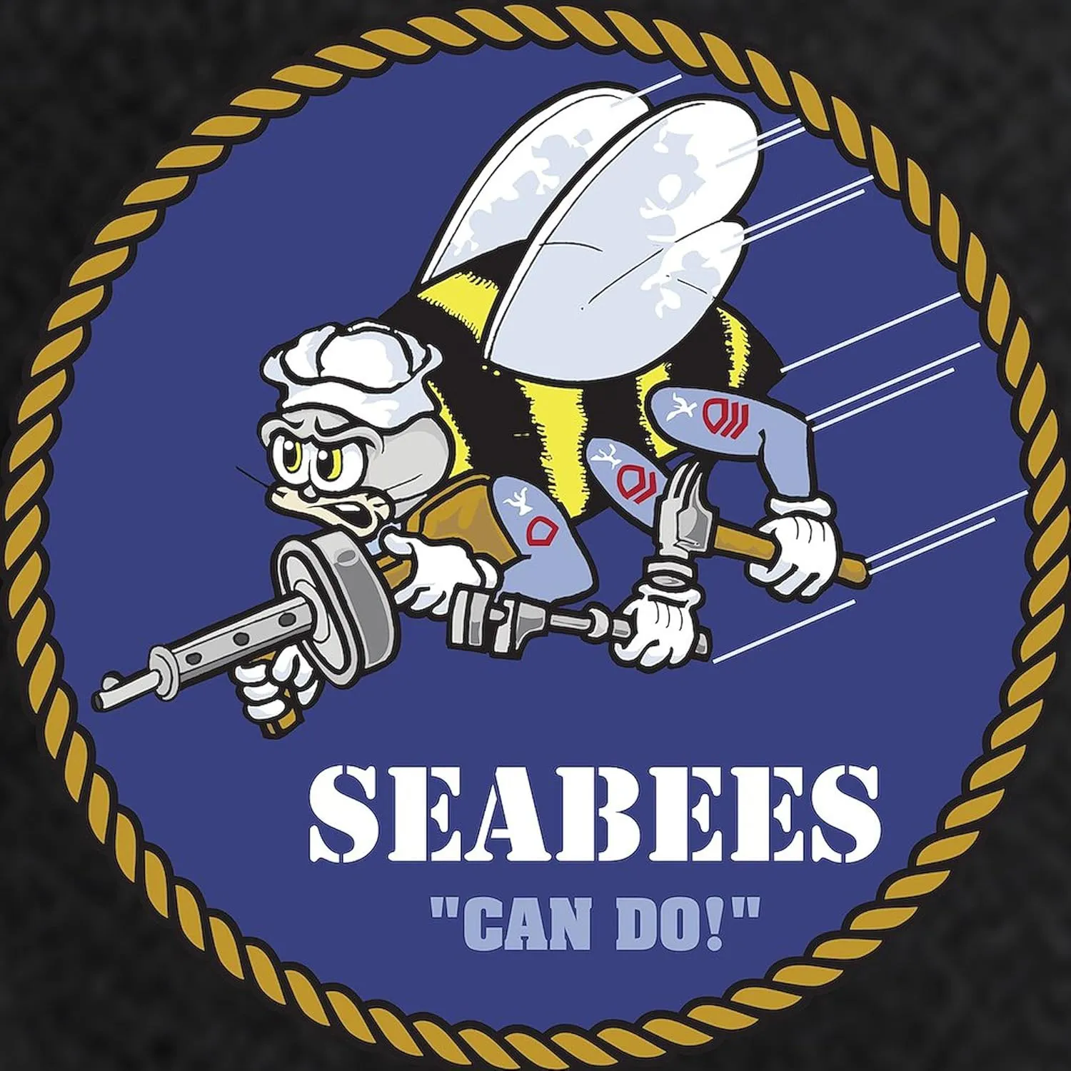 CafePress U.S. Navy Seabees Logo Women's Zip Up Hoodie Women's Zip-up Hoodie Sweatshirt