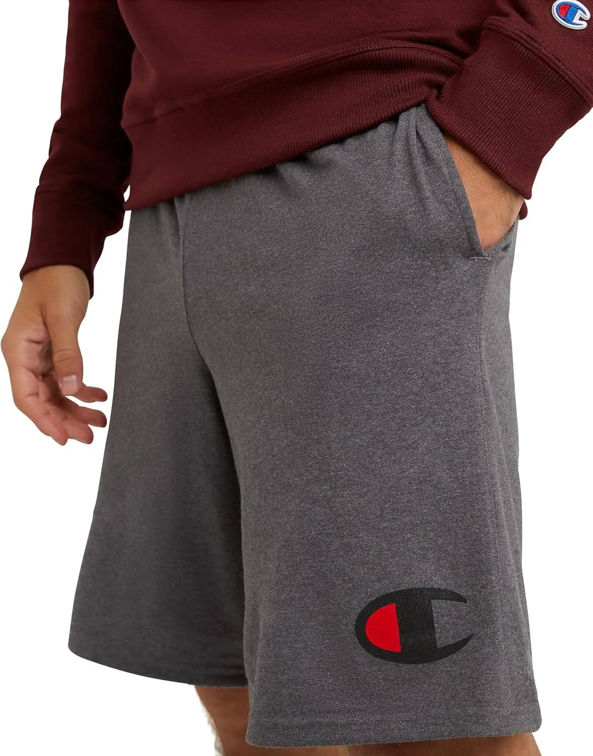 Champion Men's Lightweight Lounge Casual Jersey Knit Weekend Shorts (Reg. or Big & Tall)