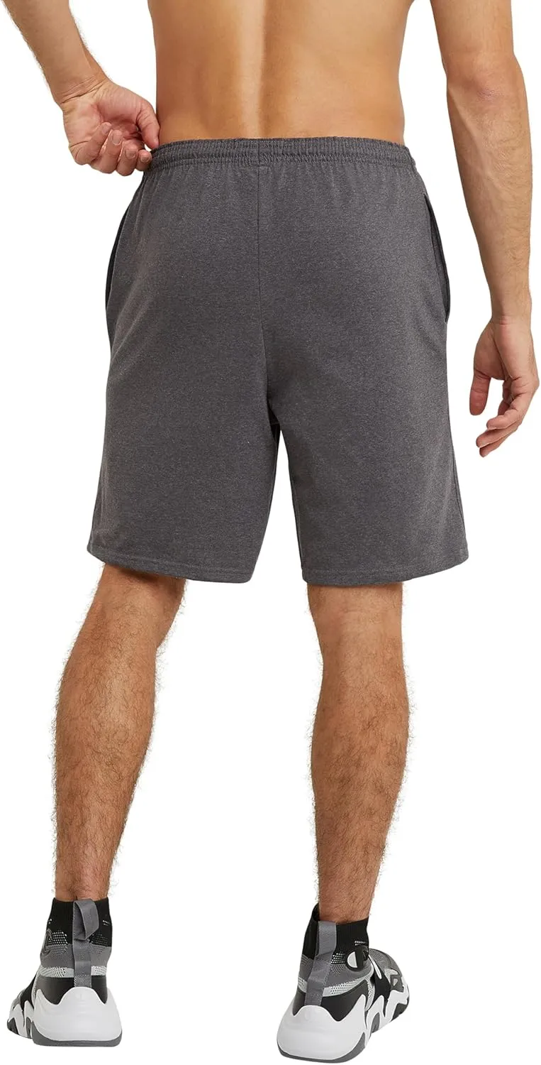 Champion Men's Lightweight Lounge Casual Jersey Knit Weekend Shorts (Reg. or Big & Tall)