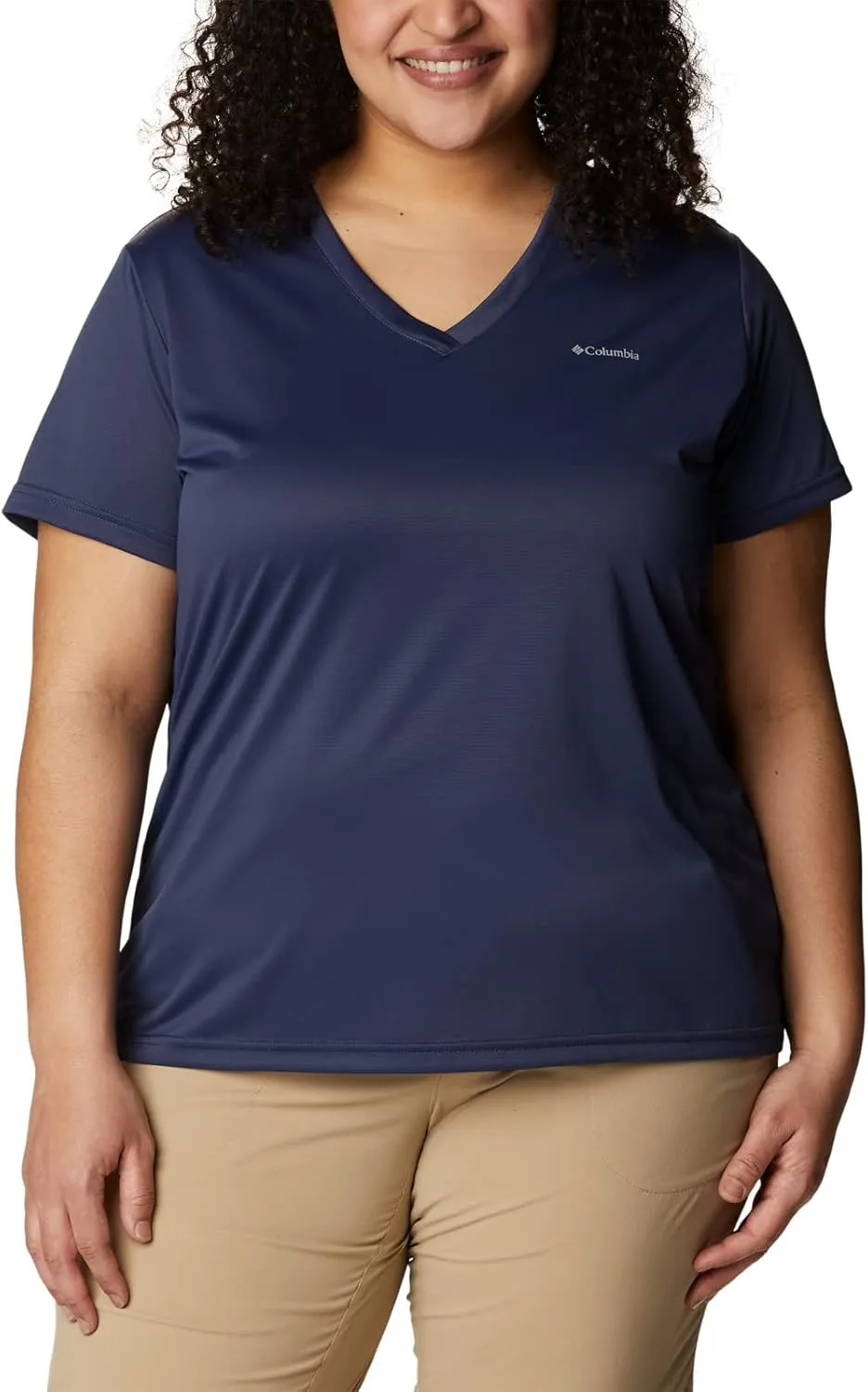 Columbia Women's Hike Short Sleeve V Neck