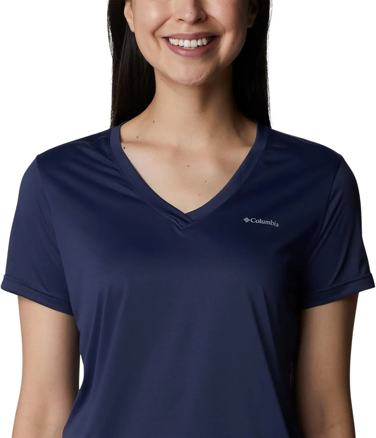 Columbia Women's Hike Short Sleeve V Neck