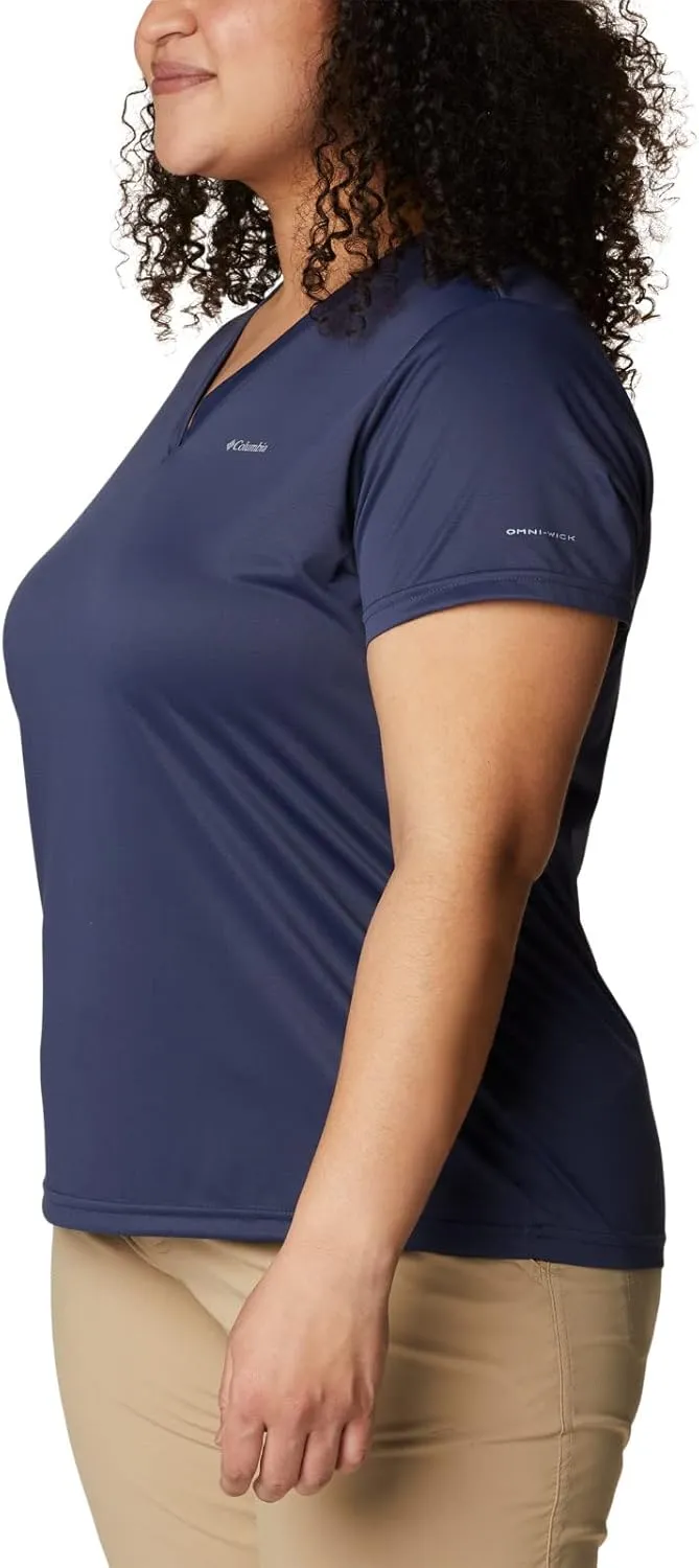 Columbia Women's Hike Short Sleeve V Neck