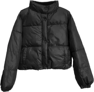 Denim Quilted Jacket Fleeve for Women Pullover Reversible Long Sleeve Lightweight Jacket Cute Loose Fit Pullover