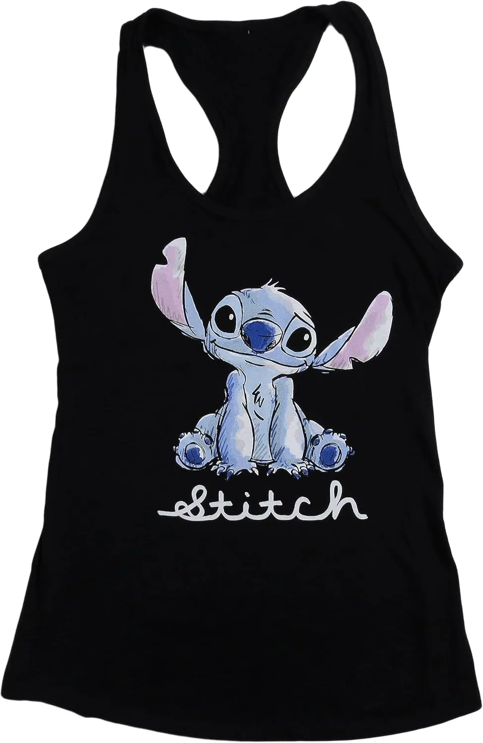 Disney Womens Stitch Racerback Tank Top