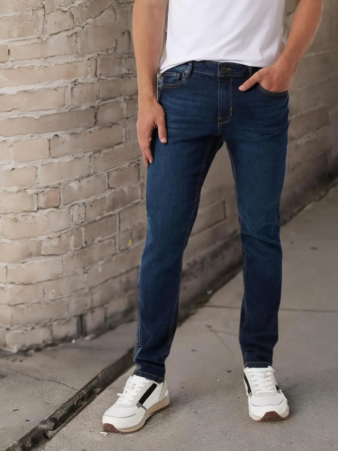 DKNY Jeans for Men - Premium Soft Slim Fit Mens Stretch Jeans
