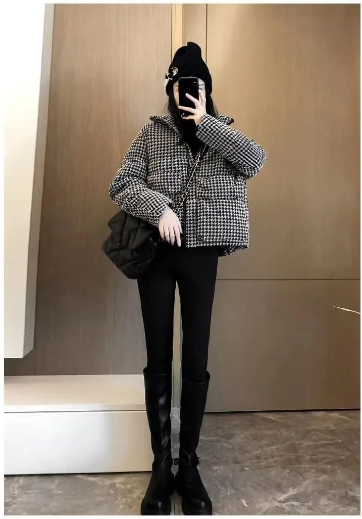 Down Cotton-Padded Coat Womens Short Jacket Famale Winter Jacket Casual Outwear