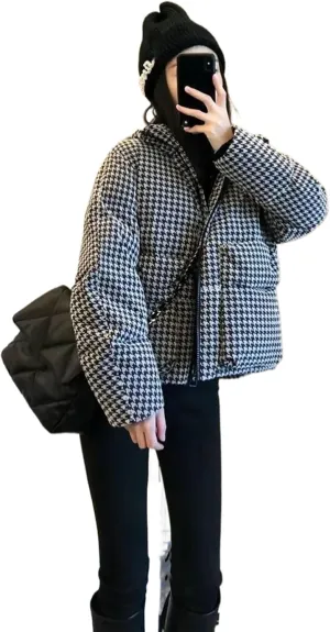 Down Cotton-Padded Coat Womens Short Jacket Famale Winter Jacket Casual Outwear