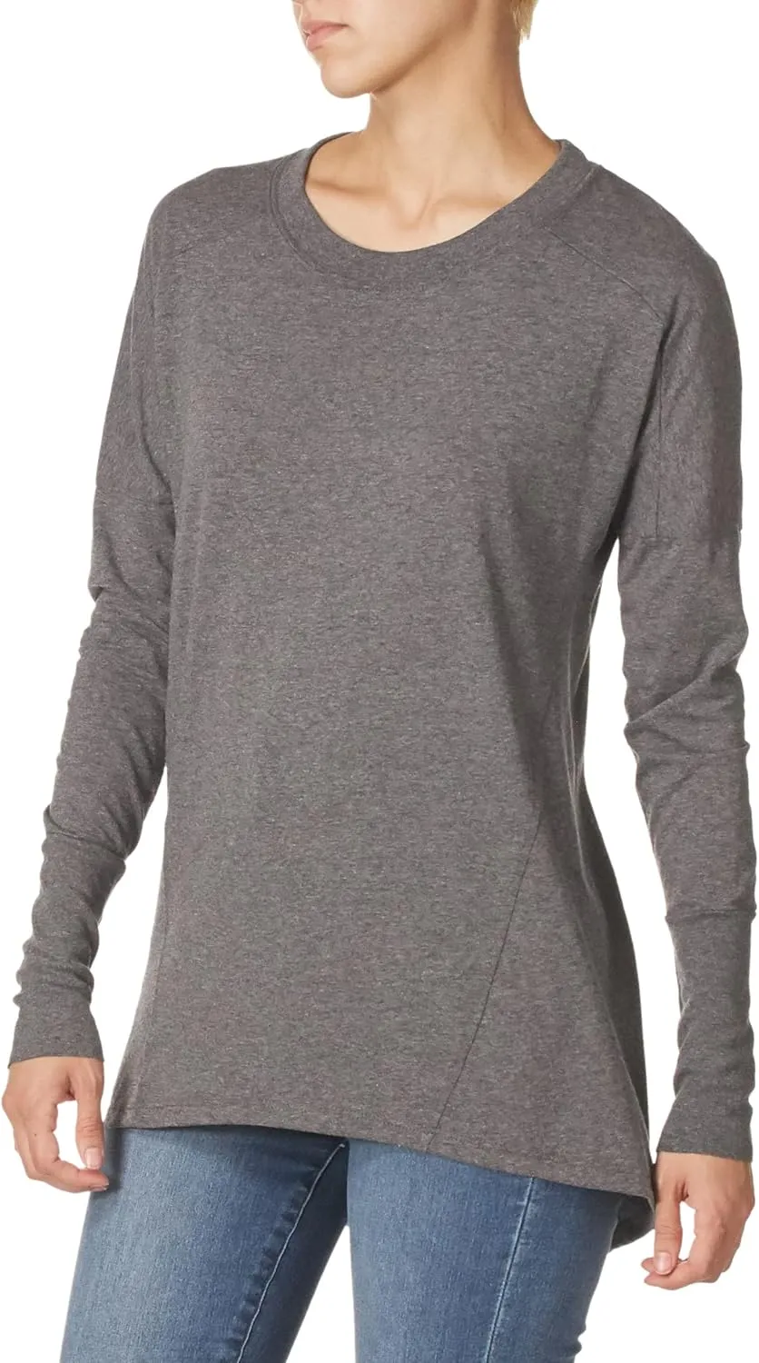 Fruit of the Loom Women's Crafted Comfort Relaxed Fit Tri-Blend Tees, Short & Long Sleeve