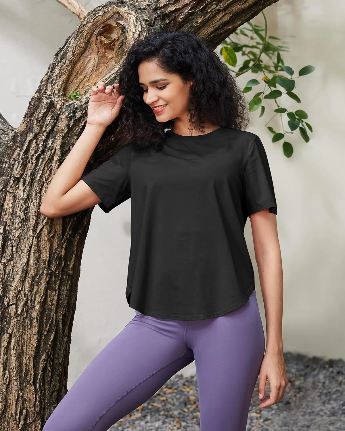 G4Free Short Sleeve Workout Tops for Women Athletic T-Shirts Lightweight Yoga Running Tee Top