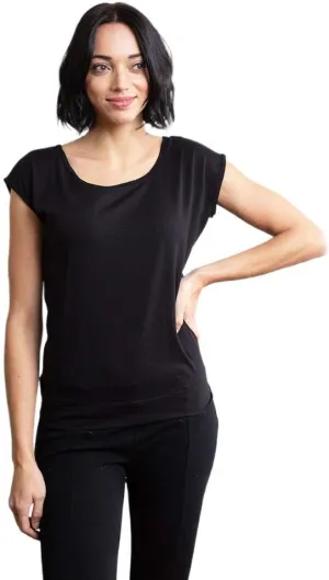 HALFTEE Full Length Cap Sleeve Layering Tee | Layering Top for Women & Teens | XS-3X