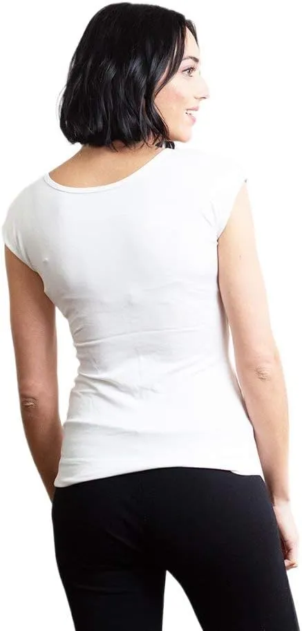 HALFTEE Full Length Cap Sleeve Layering Tee | Layering Top for Women & Teens | XS-3X