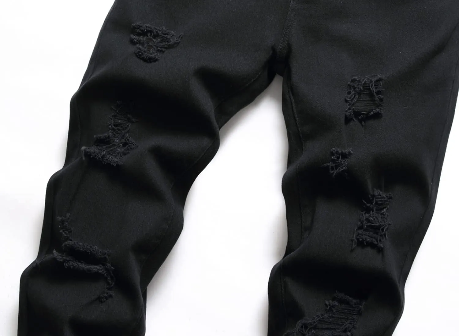 Homllyer Ripped Jeans for Men,Mens Slim Straight Fit Denim Jeans