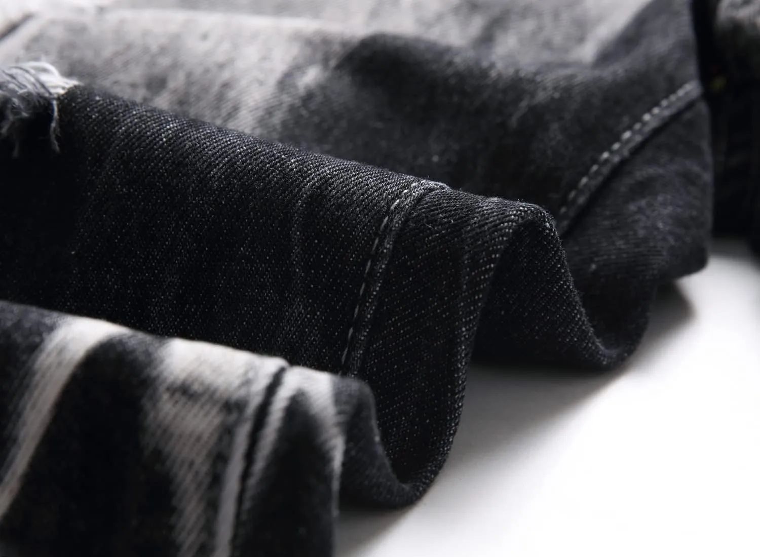 Homllyer Ripped Jeans for Men,Mens Slim Straight Fit Denim Jeans