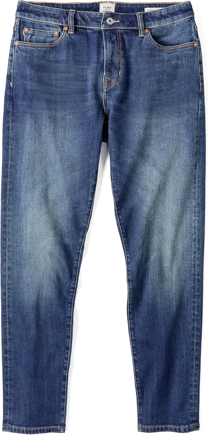 Huckberry Stretch Selvedge Denim Jeans for Men - 11.7 oz Mens Jeans with 1% Stretch, Copper Rivets- Year-Round Men Jeans