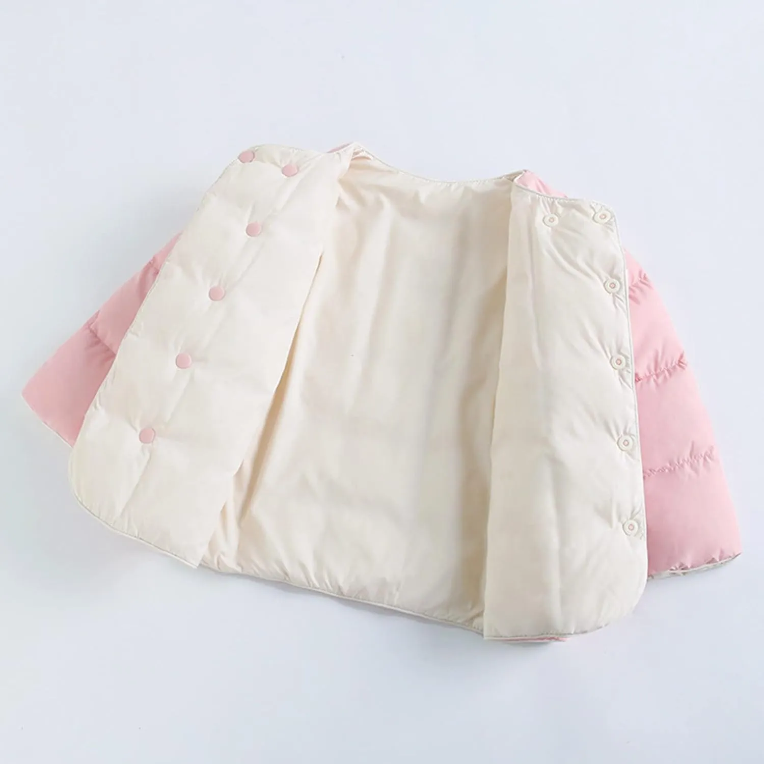 Infant Jacket Kids Toddler Baby Girls Boys Winter Warm Thick Solid Cotton Long Sleeve Padded Clothes Coat Jacket