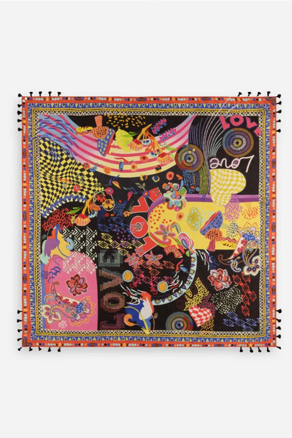 Johnny Was Silk Scarf - Jenny C93125-4 - Pre-Order June Delivery
