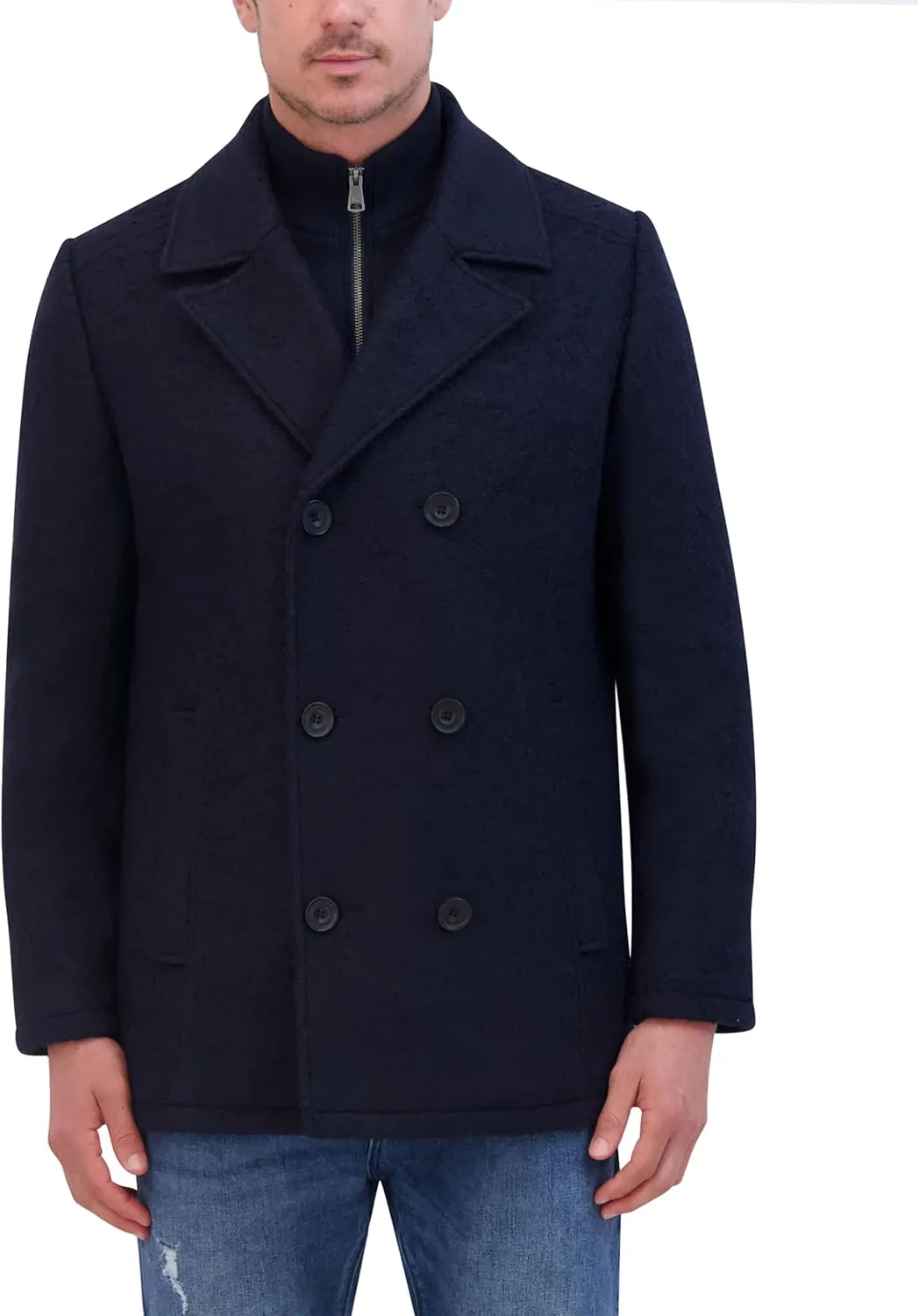 Kenneth Cole Men's Wool Top Coat