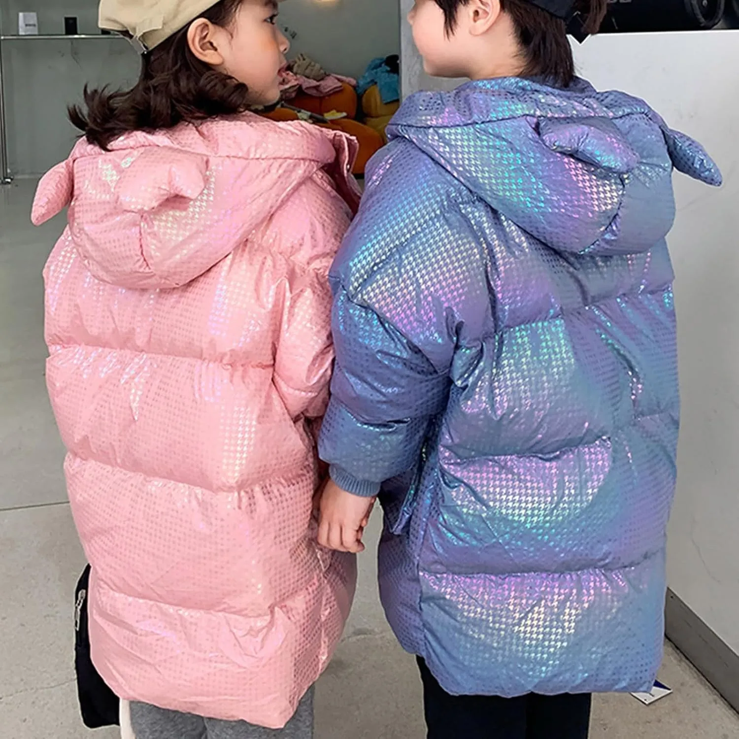 Kids Toddler Baby Girls Boys Winter Warm Thick Solid Cotton Long Sleeve Padded Jacket Coat Clothes Boys Fall Jacket
