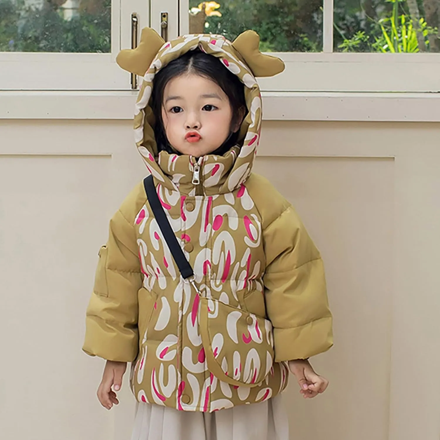 Kids Toddler Baby Girls Boys Winter Warm Thick Solid Cotton Long Sleeve Padded Jacket Coat Fall Winter Coats for Boys