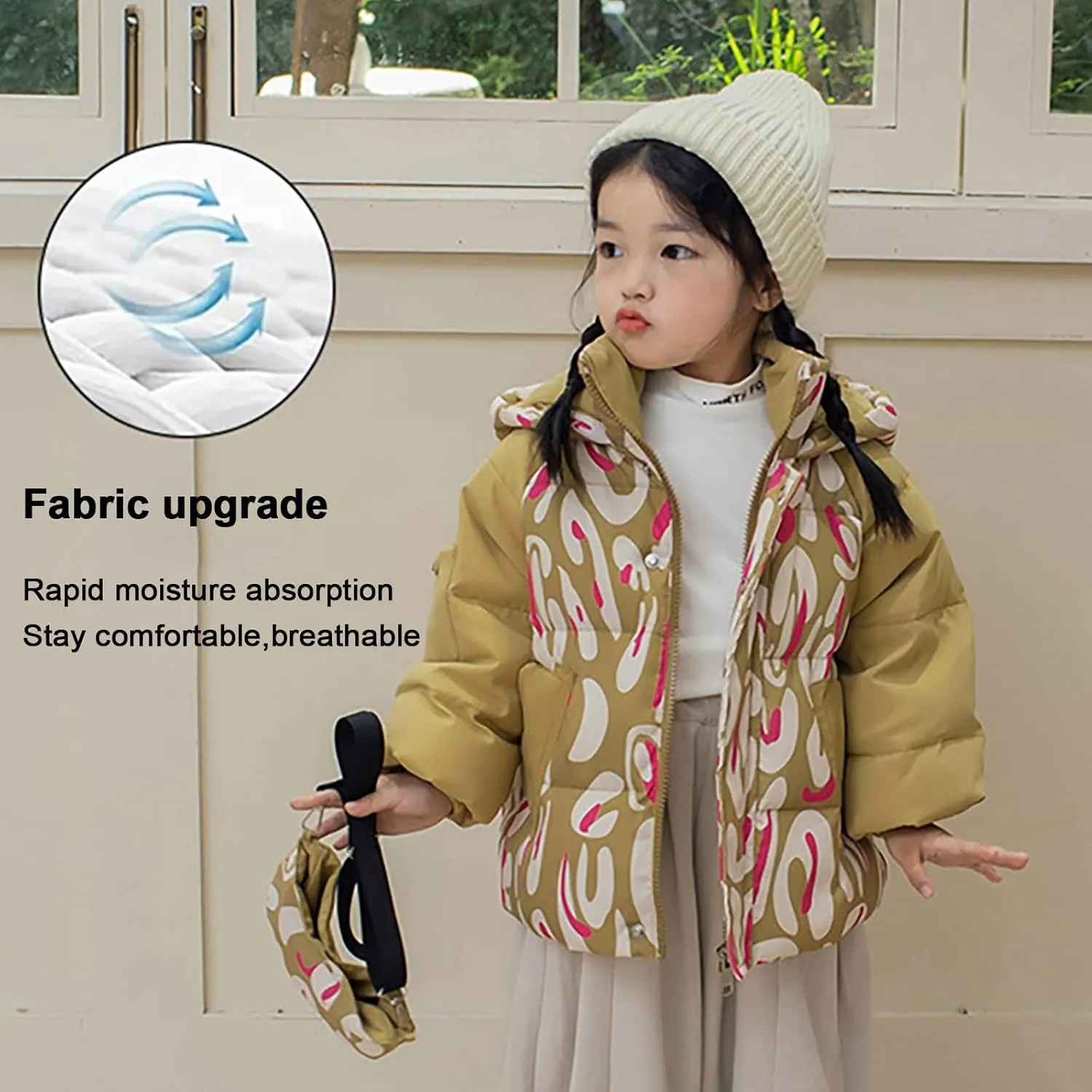Kids Toddler Baby Girls Boys Winter Warm Thick Solid Cotton Long Sleeve Padded Jacket Coat Fall Winter Coats for Boys