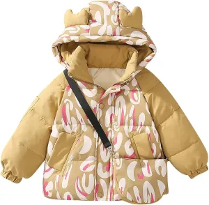 Kids Toddler Baby Girls Boys Winter Warm Thick Solid Cotton Long Sleeve Padded Jacket Coat Fall Winter Coats for Boys