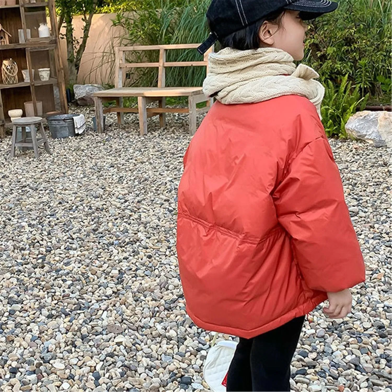 Kids Toddler Baby Girls Boys Winter Warm Thick Solid Cotton Long Sleeve Padded Jacket Coat Large Boys Winter Jacket