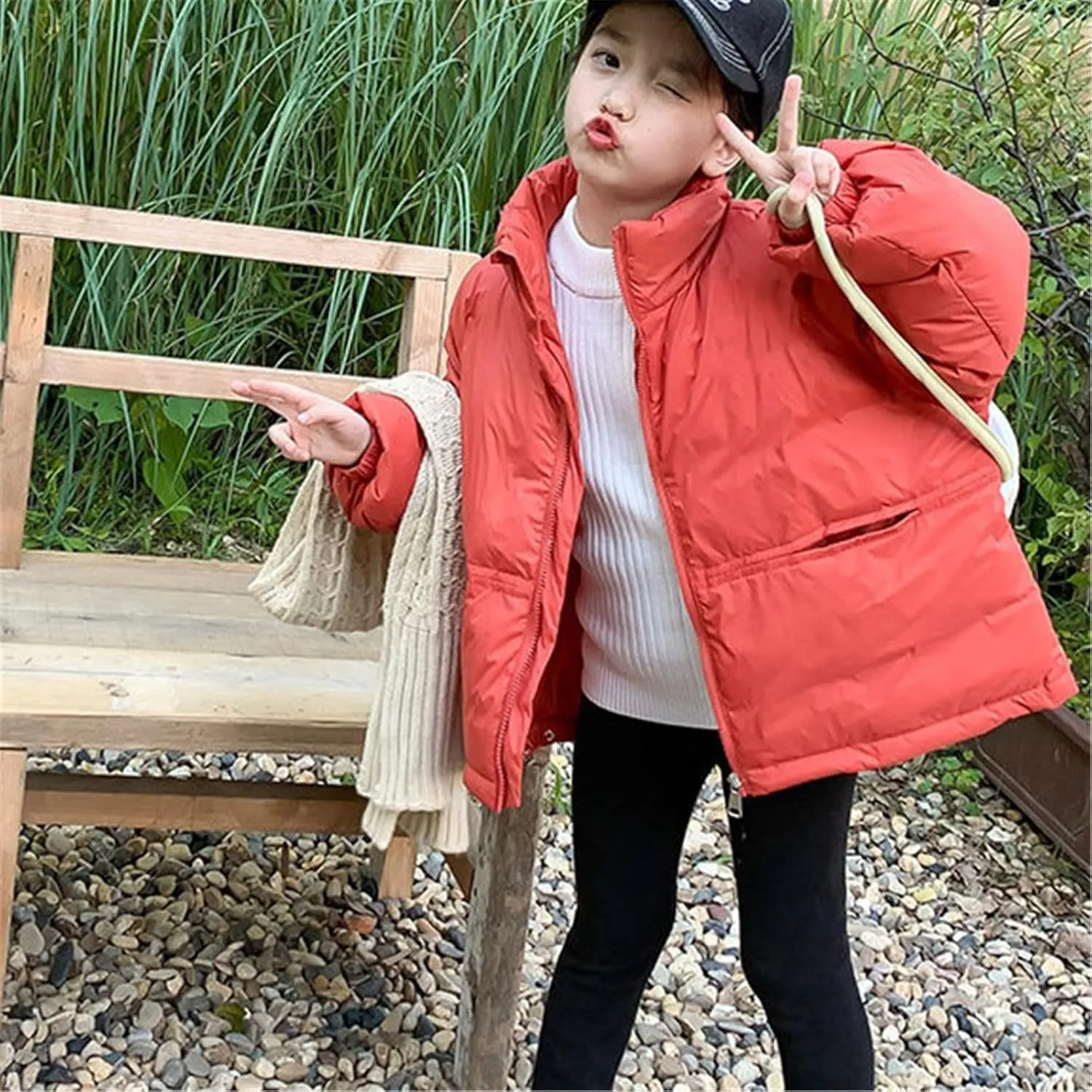 Kids Toddler Baby Girls Boys Winter Warm Thick Solid Cotton Long Sleeve Padded Jacket Coat Large Boys Winter Jacket
