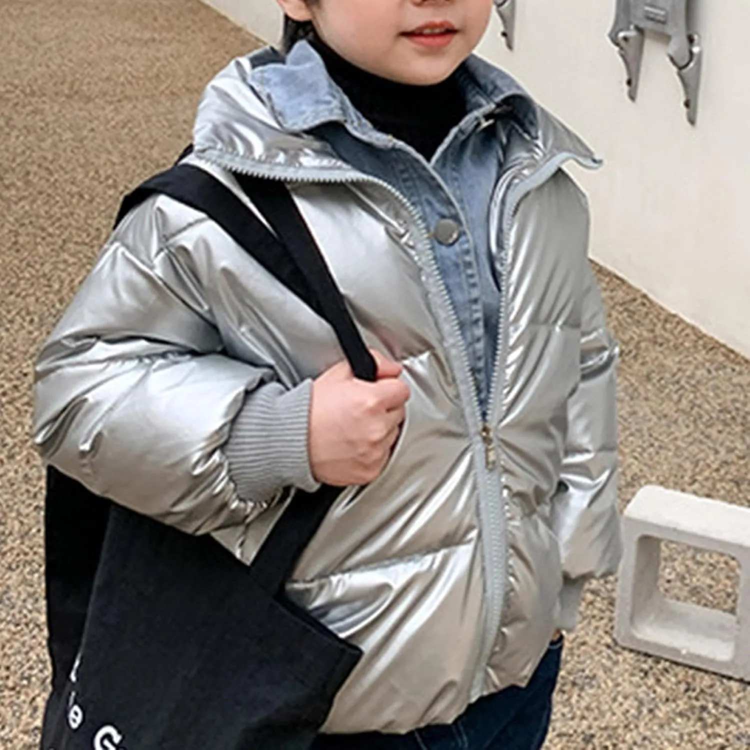 Kids Toddler Baby Girls Boys Winter Warm Thick Solid Cotton Long Sleeve Padded Jacket Coat Toddler Boy Winter Coat 4t