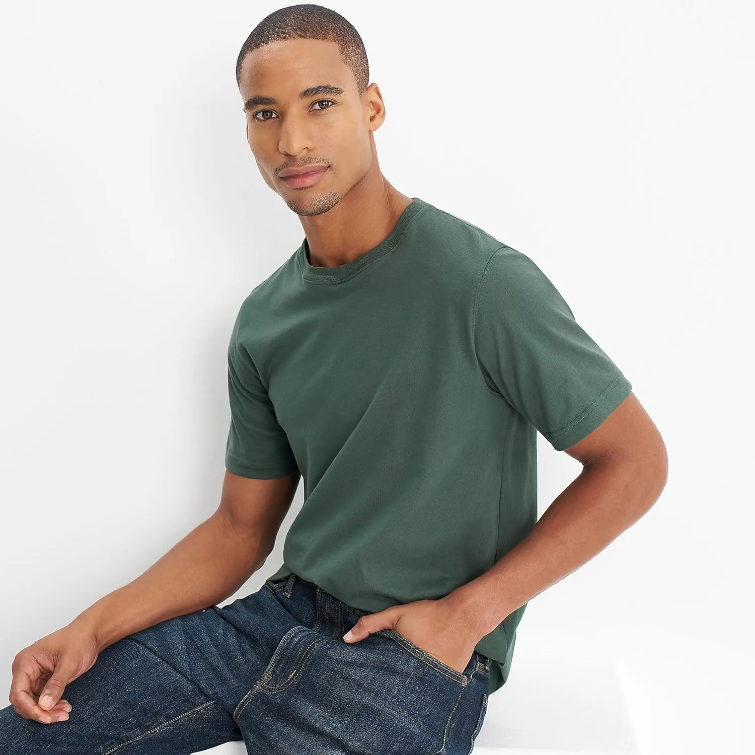 Lands' End Men's Super-T Short Sleeve T-Shirt