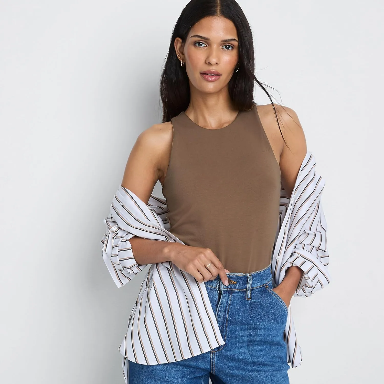 Lands' End Women's Slender Tank Top