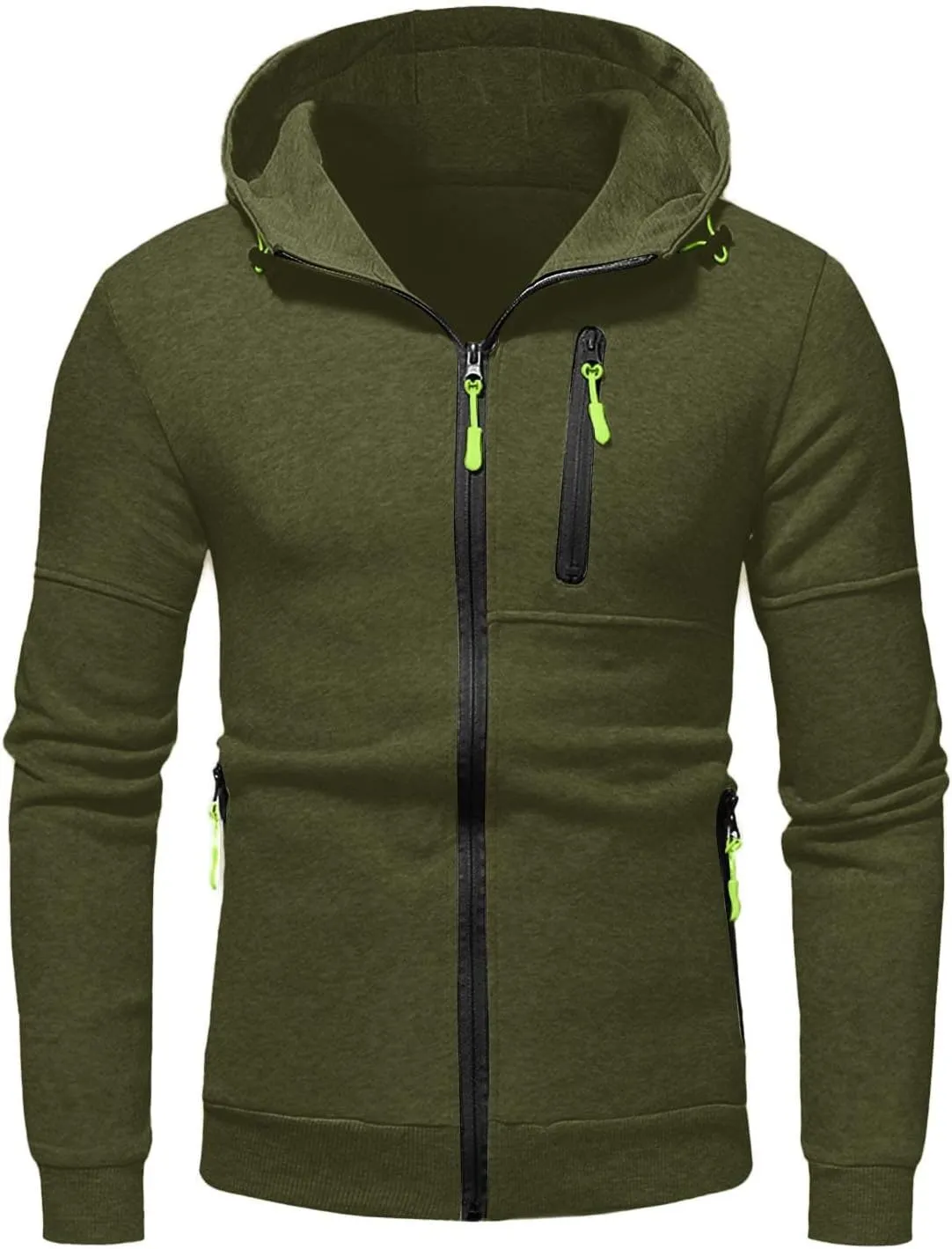 LCMTWX Hoodies for Men Hoodie Splicing Large Size Sweater Jacket Midweight Fleece Sweatshirt Solid Color Sweatshirt With