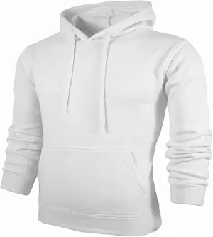 LCMTWX Men Hoodies And Winter Casual Loose Solid Hooded Sweater Top Drawstring Heavyweight Fleece Hoodie Long Sleeve hooded