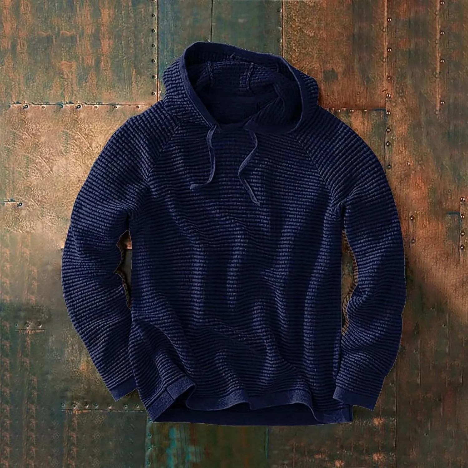 LCMTWX Men's Hooded Fleece Sweatshirt Size Sweater Midweight Fleece Sweatshirt Pullover Hooded Sweatshirt for Men Men's