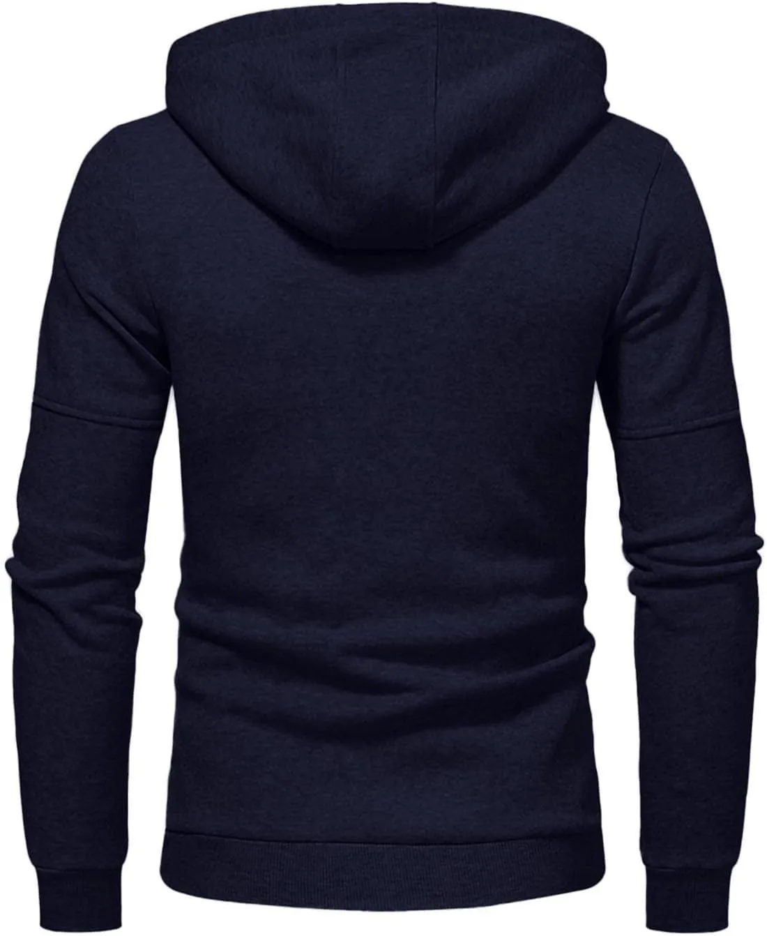 LCMTWX Mens Hoodies Pullover Casual Loose Solid Hooded Sweater Top Heavyweight Fleece Hoodie Sports Hooded Jacket Full Zip