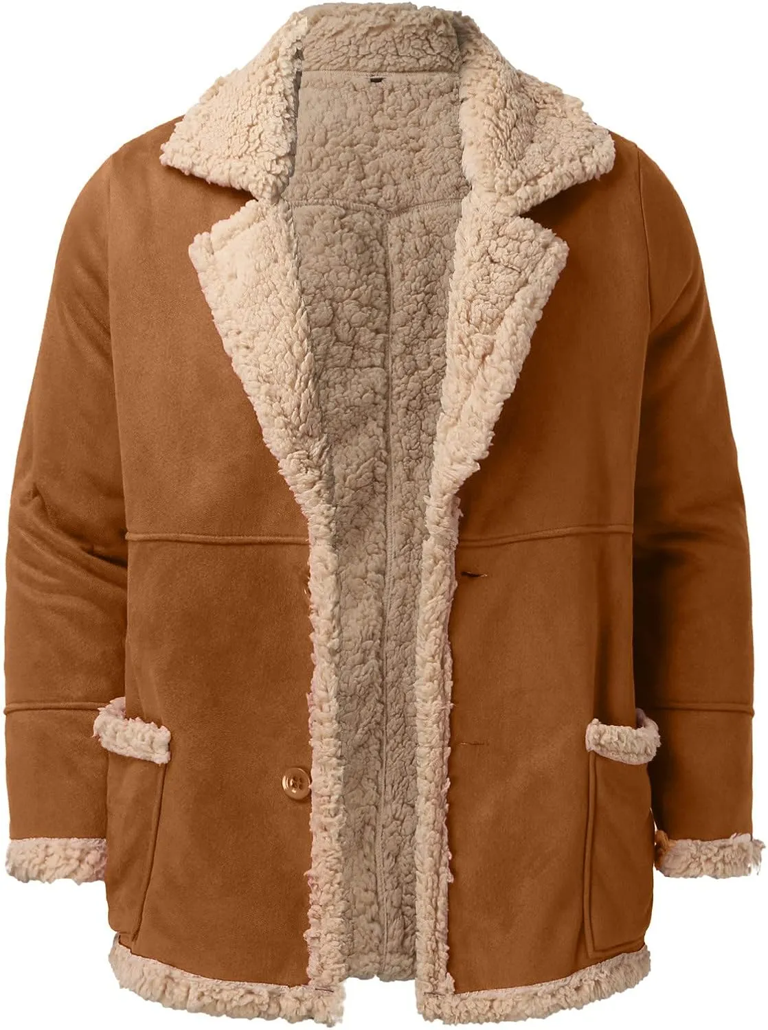 LCMTWX Men's Thicken Warm Winter Coat Coats Leisure Plus Size Hat Zip Pocket Cotton-Padded Warm Soft Winter Jackets for