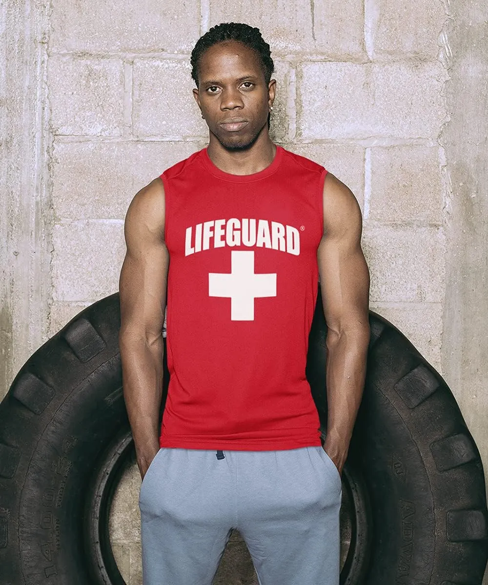 LIFEGUARD Officially Licensed Muscle Tank, Tee Shirt for Men, Adults, Unisex.