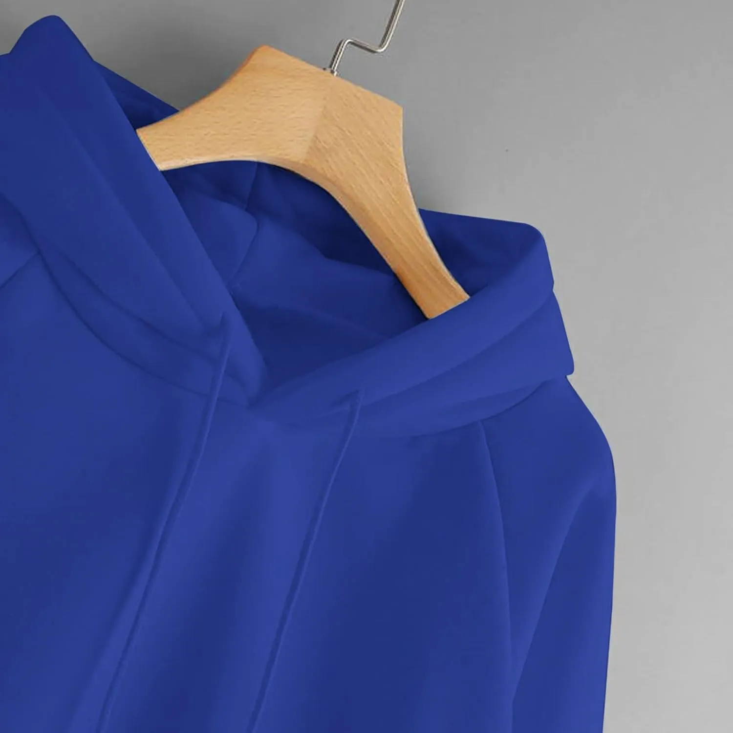 Lightweight Drawstring Hoodies for Women Fall Winter Solid Color Hooded Sweatshirt Oversized Long Sleeve Pullover Top