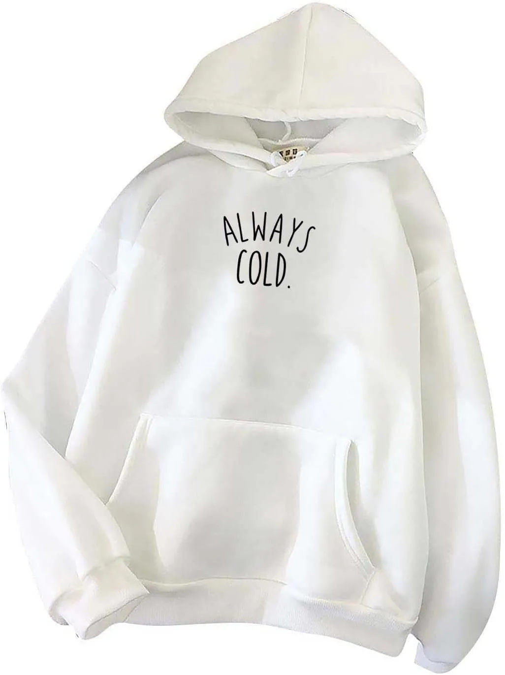 maisdgop Oversized Hoodie for Women Long Sleeve Hooded Sweatshirt Loose Crewneck Drawstring Pullover Print Tops with Pockets