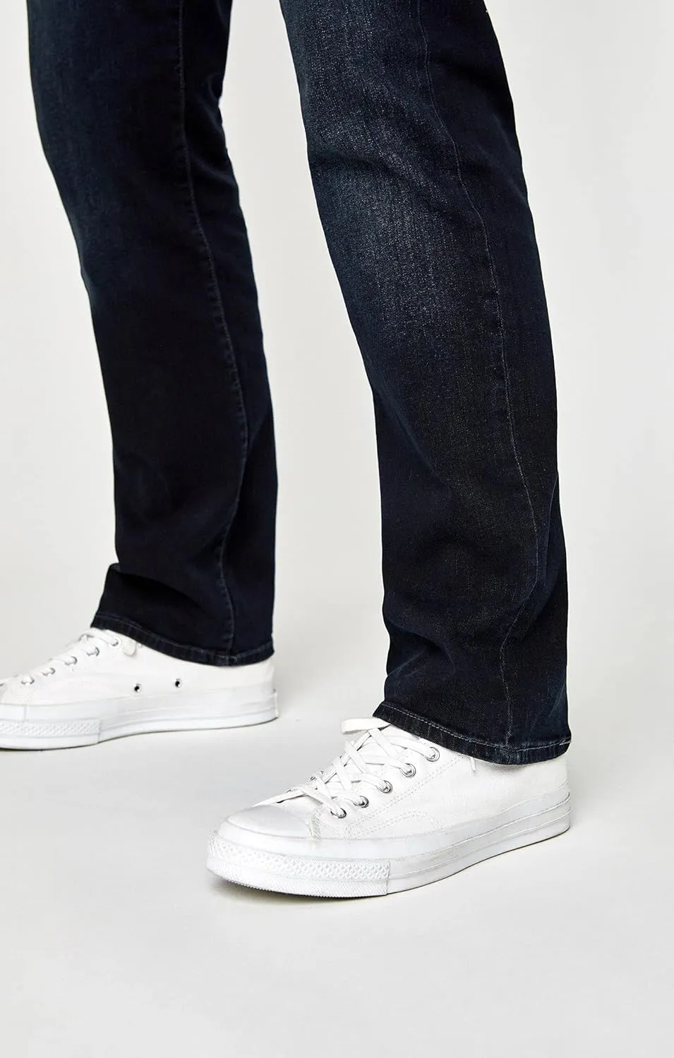 Mavi Men's Matt Mid Rise Straight Leg Jeans - Premium Relaxed Fit Denim Jeans