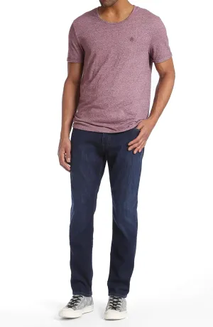 Mavi Men's Matt Mid Rise Straight Leg Jeans - Premium Relaxed Fit Denim Jeans