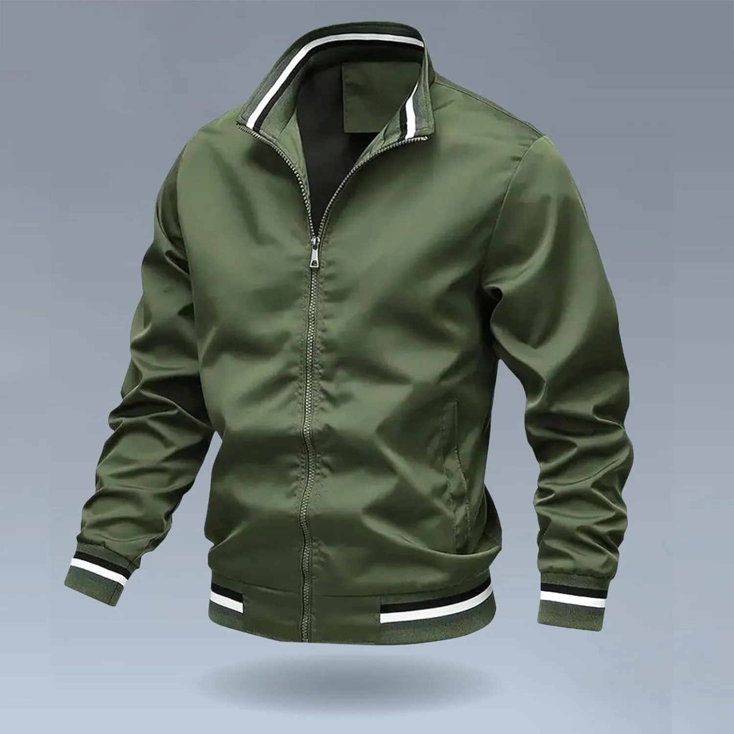 Mens Clothes Simple Camouflage Pocket Cardigan Zipper Sweater Jacket Heavyweight Hoodie Mens Zip Up Hoodie Black